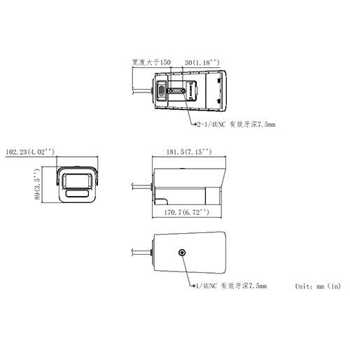 ?？低晹z像機(jī)DS-2CD5A45EFWDV3-IZ(S)400萬(wàn)星光智能筒型攝像機(jī)